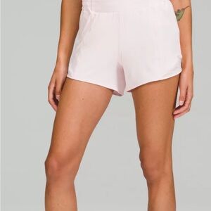 Lululemon Athletica Soft Pink Athletic Shorts